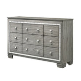 Antares Light Gray Oak Dresser Model 21825 By ACME Furniture